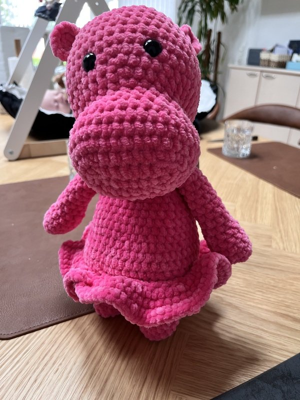 Häkelanleitung Nilpferd – Amigurumi Hippo PDF – Häkelmuster Stofftier