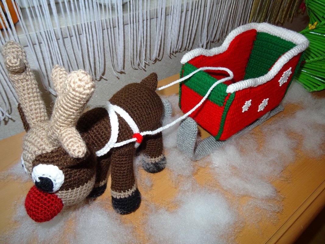 Renntinchen mit Schlitten