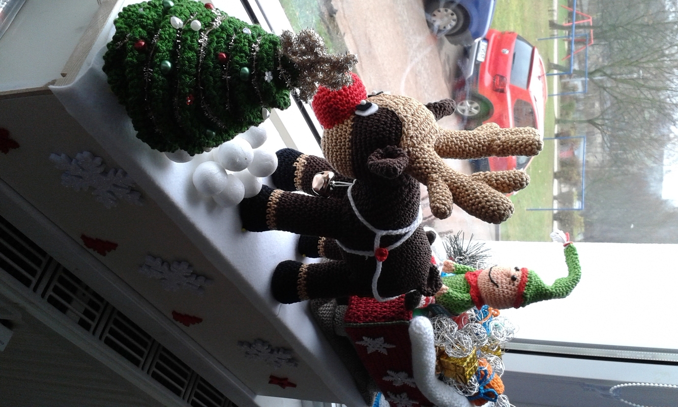 Renntinchen mit Schlitten