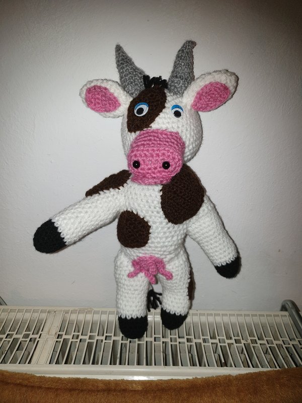 Häkelanleitung Kuh - Kälbchen