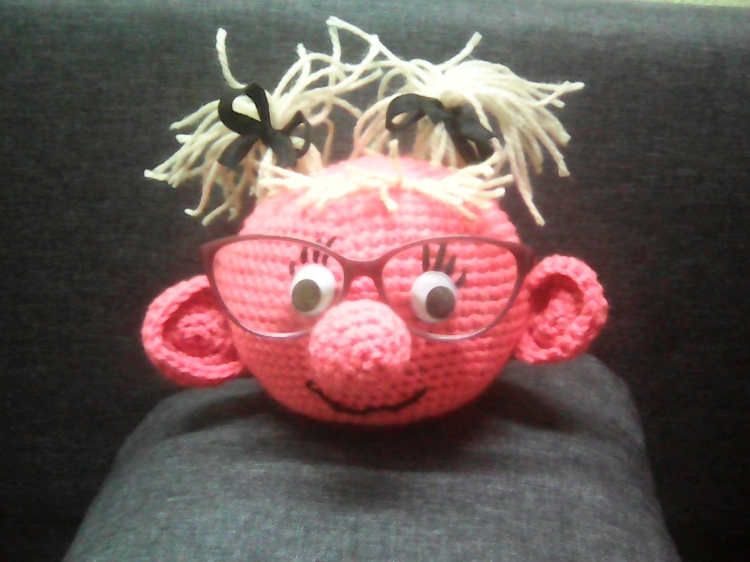 Häkelanleitung Antibrillenverleger " Punker Olaf "