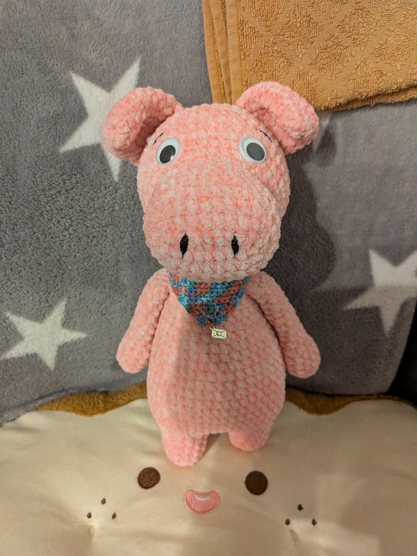 Häkelanleitung Schwein – Amigurumi PDF Muster, Kuscheltier häkeln