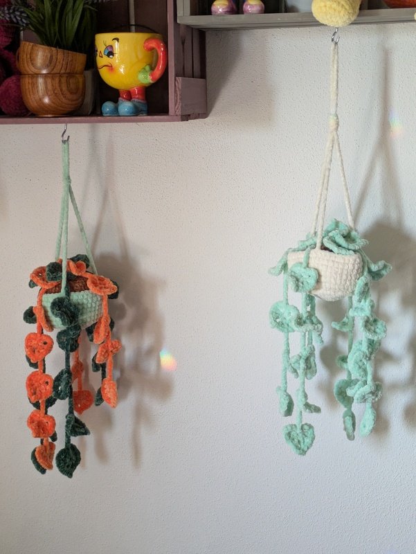Crochet Pattern, Hanging Monstera Basket