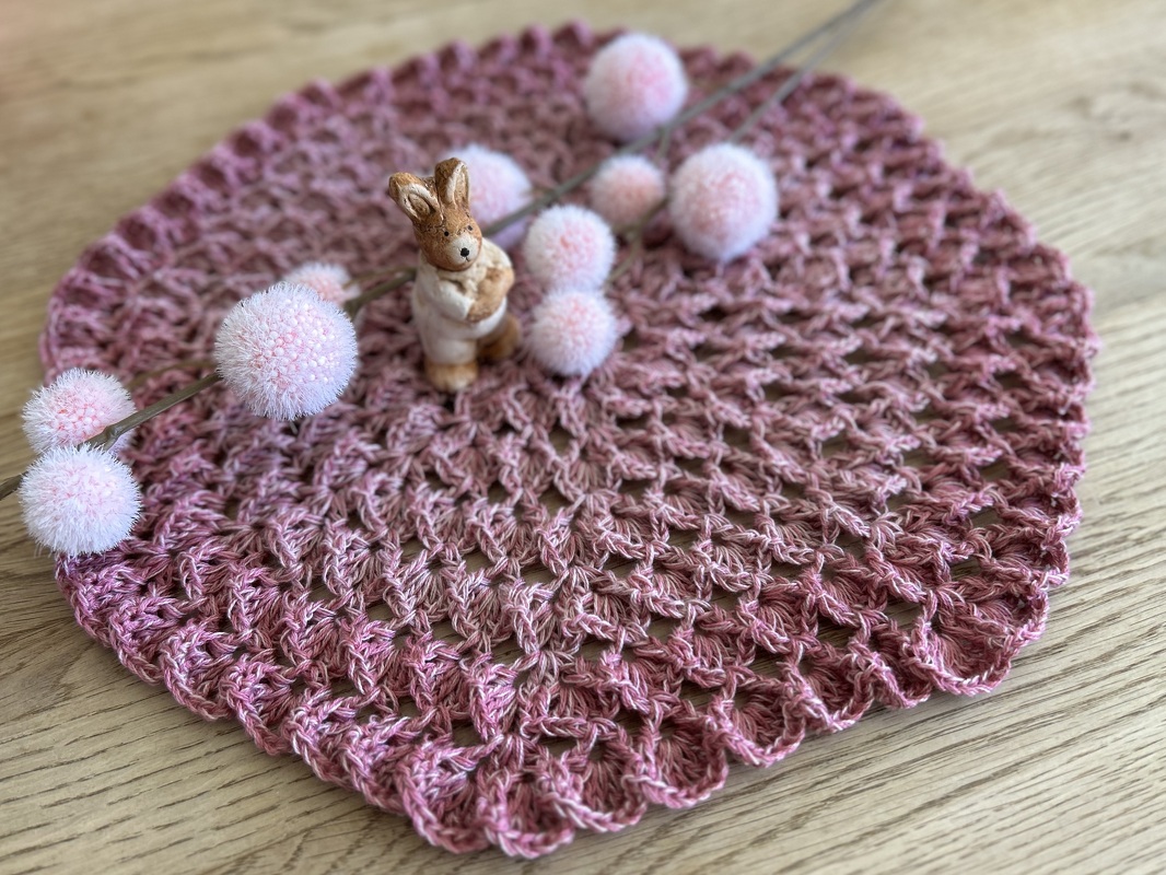 Häkelanleitung Tischdecke Laudi achteckig