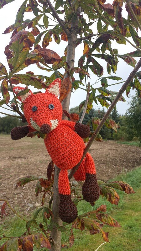 Häkelanleitung Fynn der Fuchs 