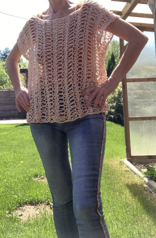 Crochet Pattern for Top | 3 Tops – 3 Patterns – 3 Colors | RUSTICHELLO #1