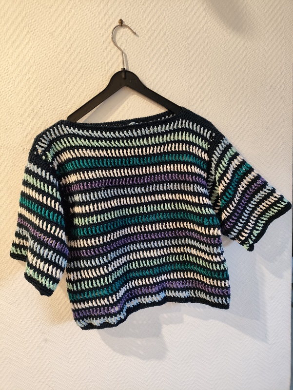 Fröhliches Häkelshirt "RINGELPIEZ" | variabel | 10 Größen