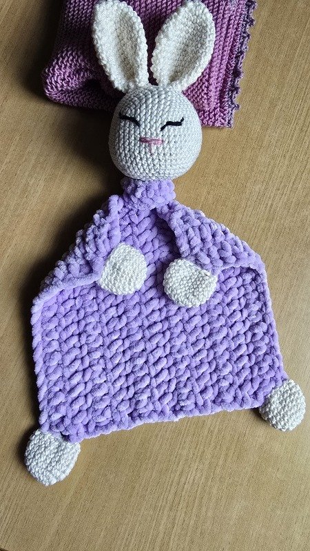 Crochetpattern - Lovey / Comforter Bunny "Hasi"