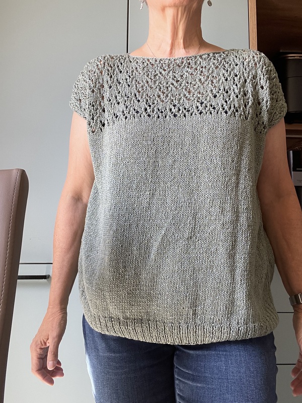 Knitting Pattern for Summer Top | Knit Top MonteNegro #1