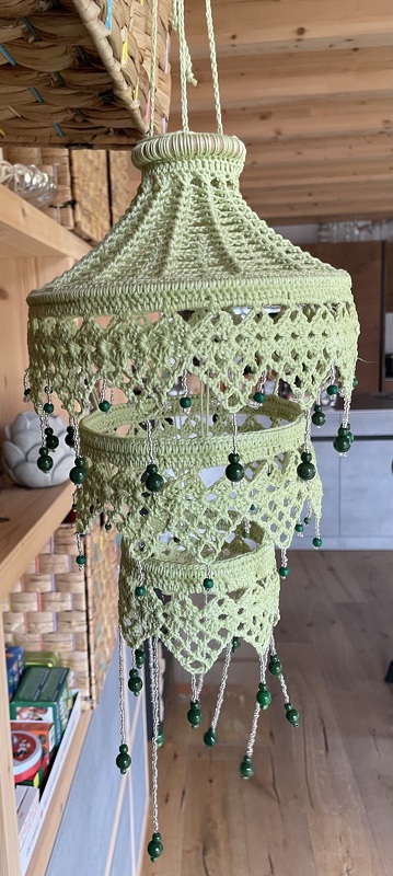 Häkelanleitung Lampion "boho chic"