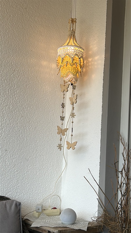 Häkelanleitung Lampion "boho chic"