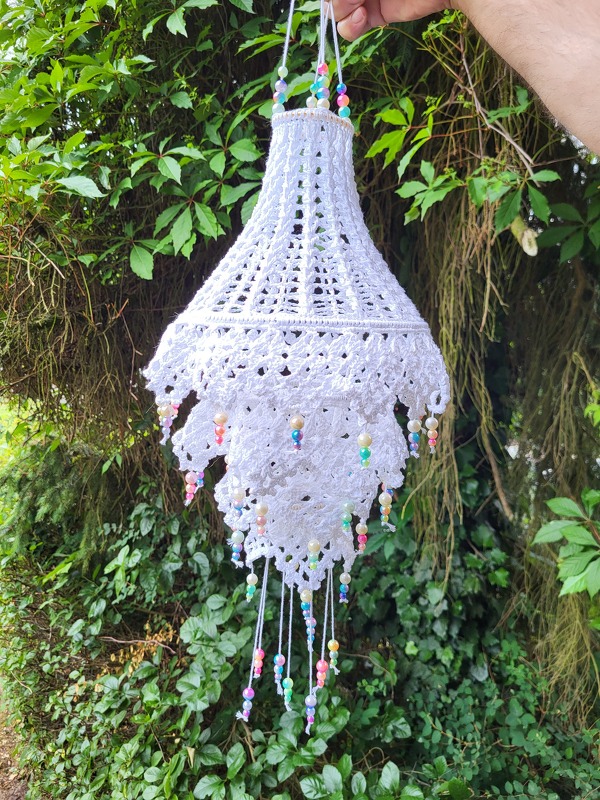 Häkelanleitung Lampion "boho chic"