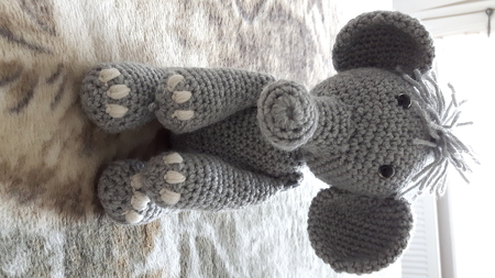 Playful Elephant Bert Amigurumi Crochet Pattern
