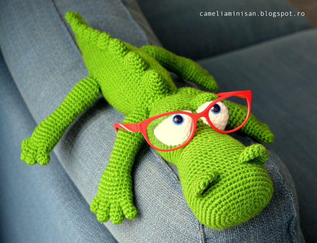 Crocodile Alfred Amigurumi Crochet Pattern
