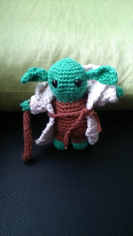 Häkelanleitung Amigurumi Yoda Star Wars