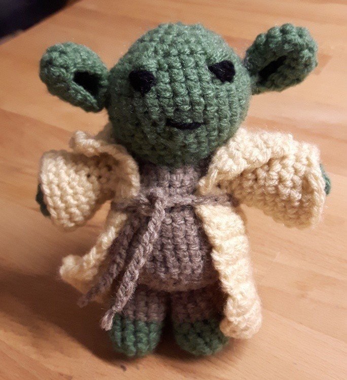 Häkelanleitung Amigurumi Yoda Star Wars