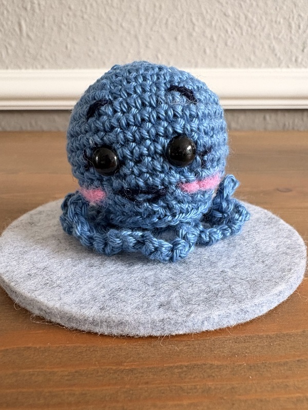 Häkelanleitung Schlüsselanhänger Oktopus Ove