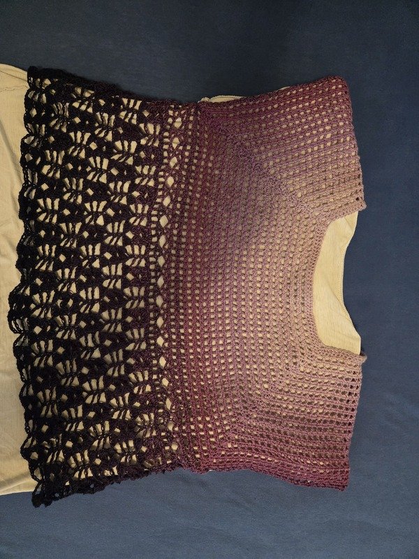 Oberteil "Lagune", Raglan von oben, alle Gr. + Längen