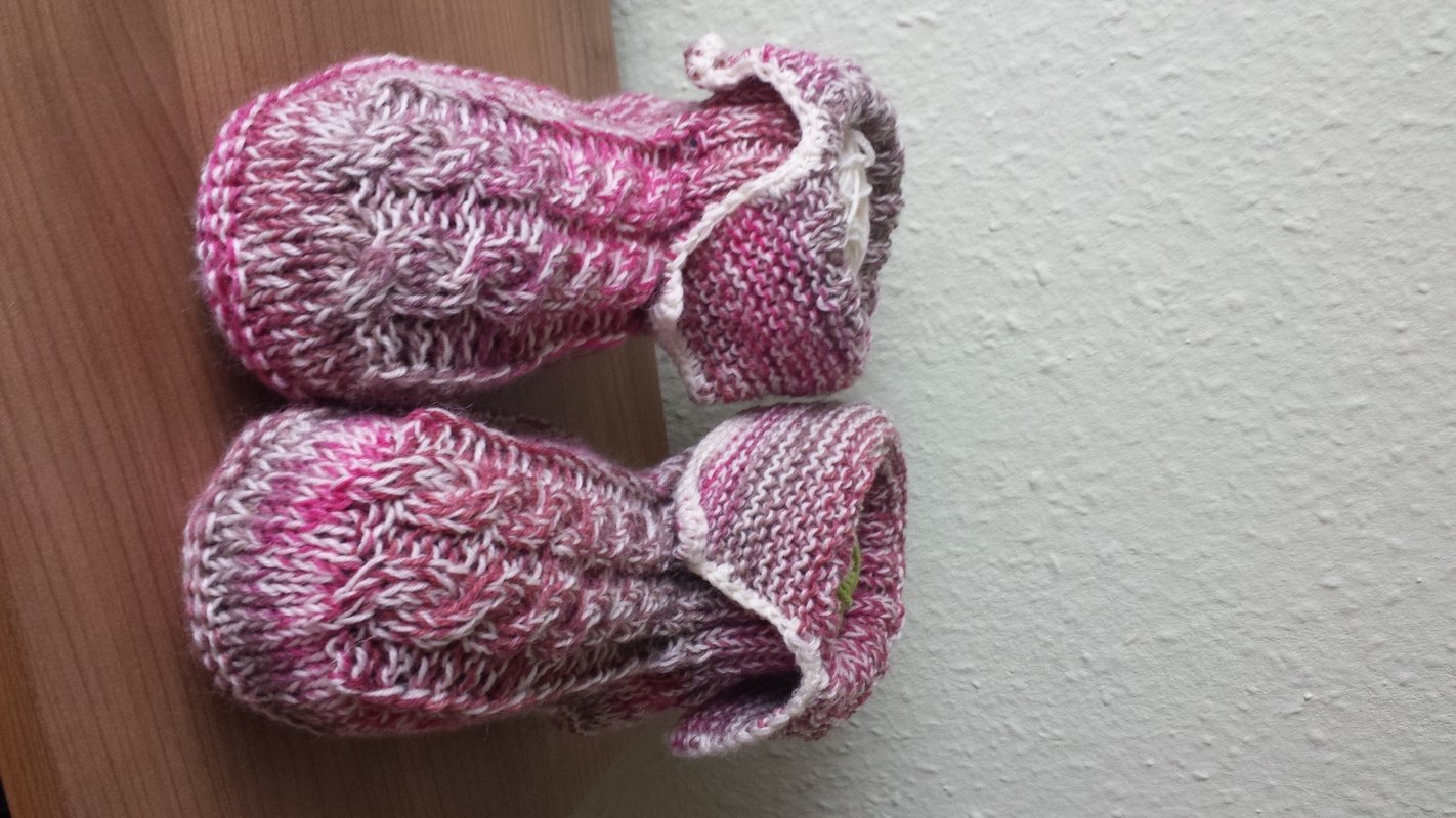 Strickanleitung Hausbooties Gr. 36 - 45