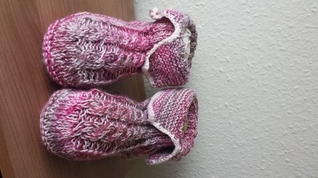 Strickanleitung Hausbooties Gr. 36 - 45