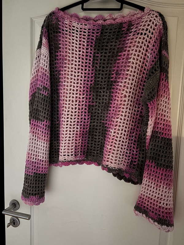 Pullover Strandliebe häkeln Häkelpullover