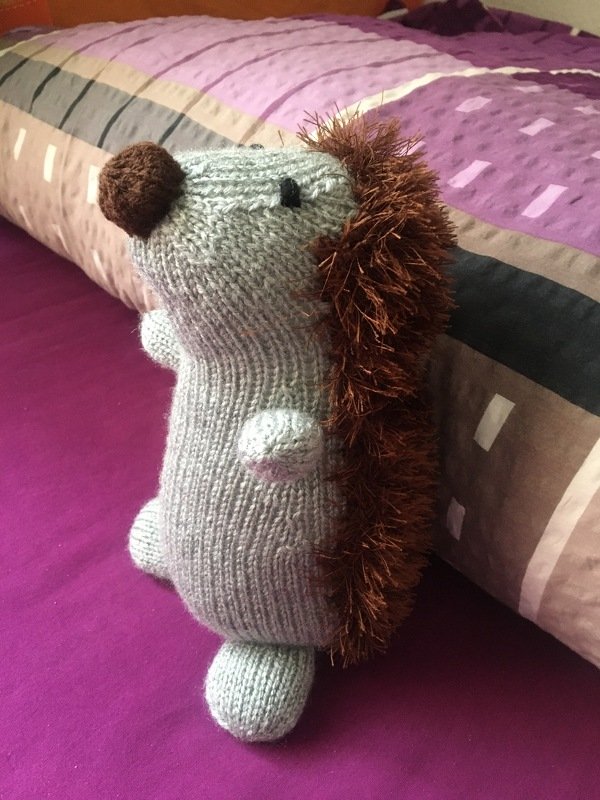 Moni the Hedgehog Lady knitting pattern