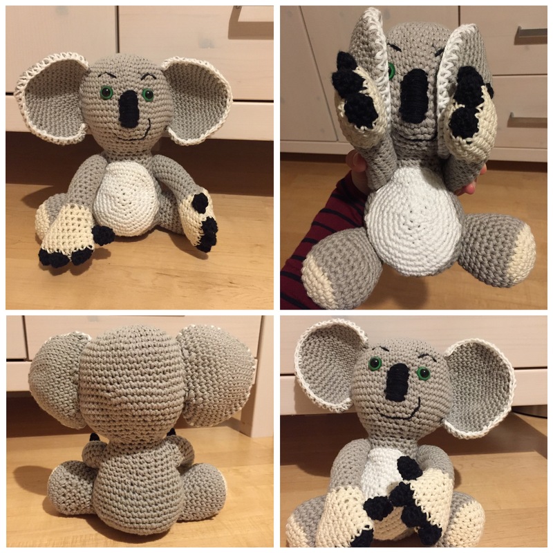Koala / Koalabär Björn - Häkelanleitung