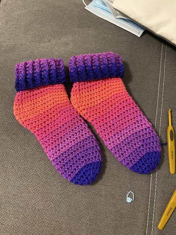 EasySoks1 leicht zu häkelnde Kuschelsocken Gr. 36 - 43 - Häkelanleitung