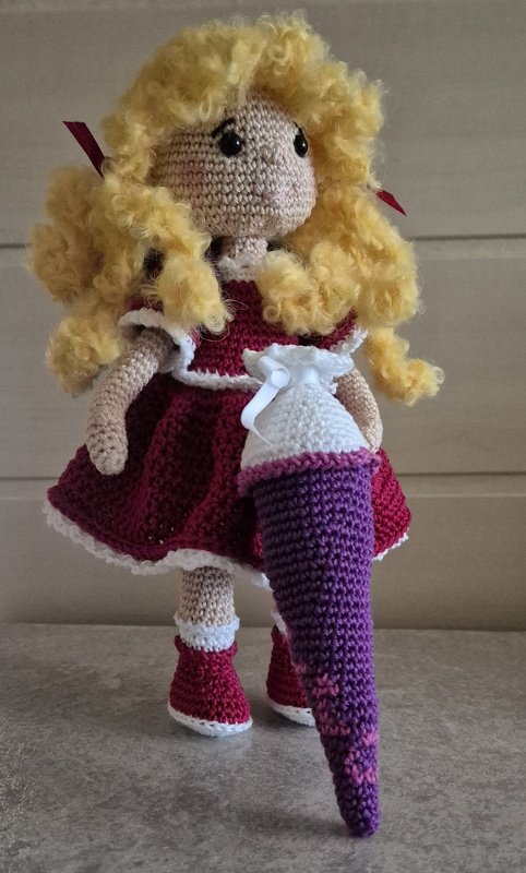 Häkelanleitung Schulkinder Sophia und Leo - PDF Datei deutsch