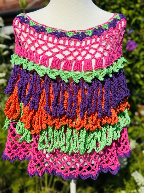 Häkel Anleitung Poncho Caramba Ole