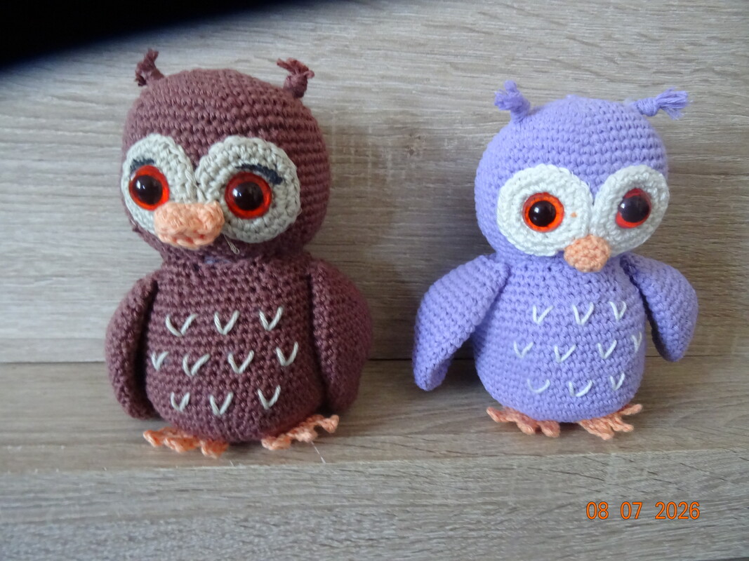 PDF Häkelanleitung Amigurumi Eule Minerva
