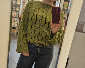 Toller, einfacher Sommerpullover!
#Sommer #pullover