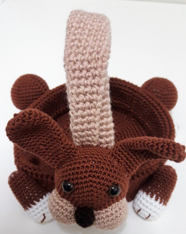 3er Set Osterkörbchen Lamm- Huhn- und Osterhase