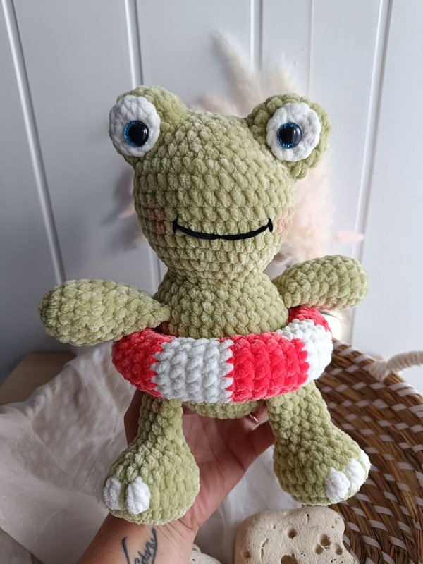 Häkelanleitung: Splash der kleine Sommerfrosch