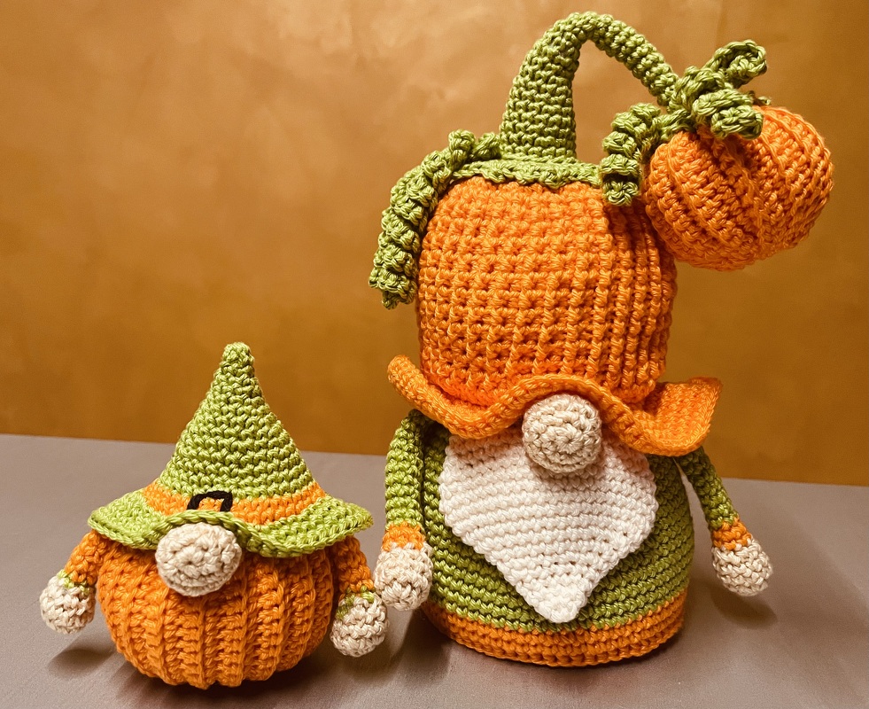 KÜRBIS-WICHTEL – Häkelanleitung Gnome