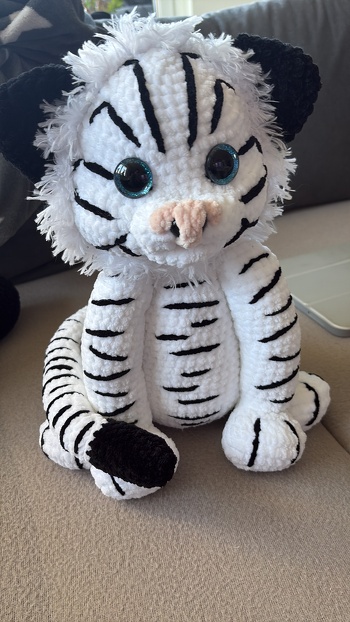 Ich habe den Tiger gemacht und es so viel Spaß gemacht, weil es einfach eine ganz tolle Anleitung ist.