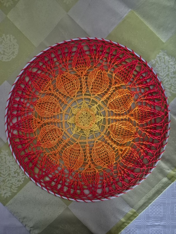 H&auml;kelanleitung "Mandala Sonnenf&auml;nger"