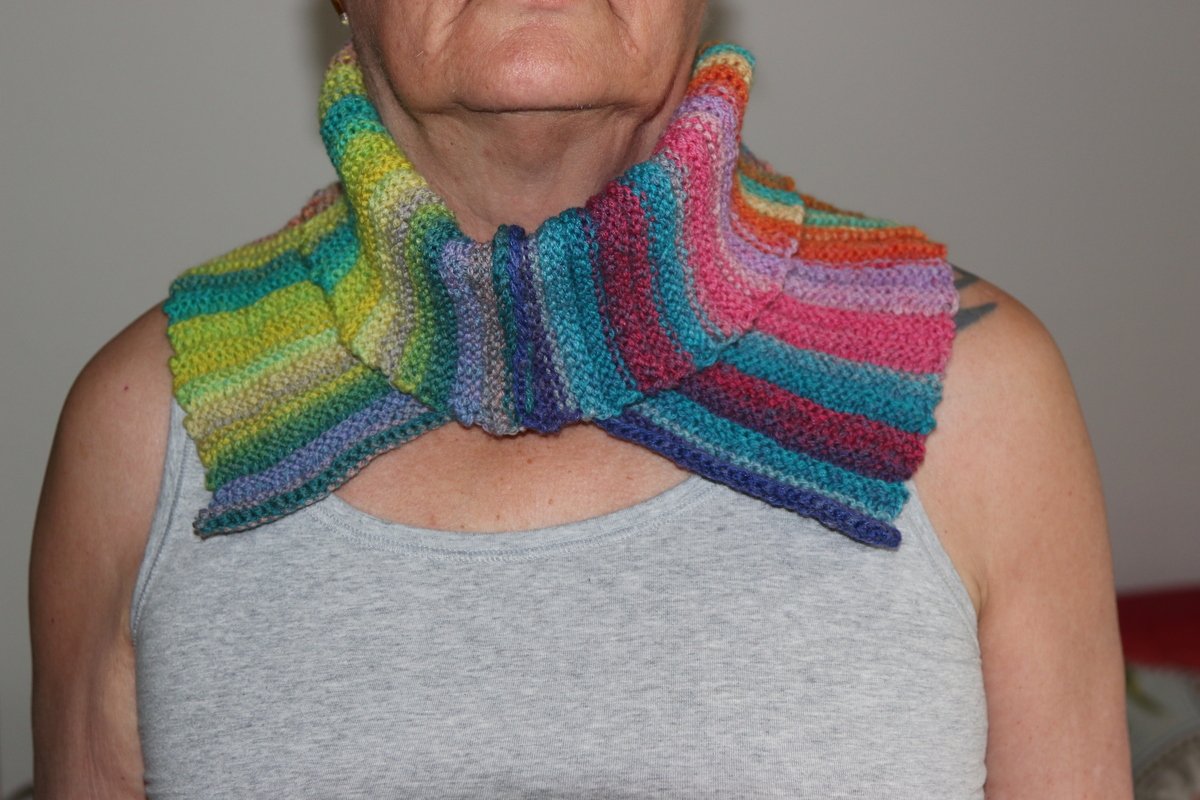 Strickanleitung Halssocke, Neckwarmer, Schalkragen für Anfänger  #339