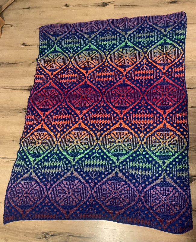 &quot;1002 Nächte&quot;   Anleitung für eine Decke und Tasche in Mosaikhäkeltechnik