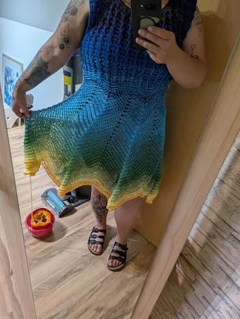 Wirklich tolle Anleitung 😊👍🏻 auch in Größe 44/46 ist es möglich dieses Kleid zu tragen ❣️🍀