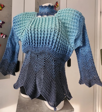 Tolles Muster und super Beschreibung....da ich kaum Kleider trage wurde es ein Pulli