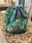 Häkelanleitung Schatzbeutel Häkelbeutel, kleine Granny-Square-Tasche