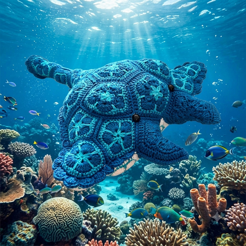  African Flowers Manta Rochen – Häkelanleitung (2 PDF-Dateien)