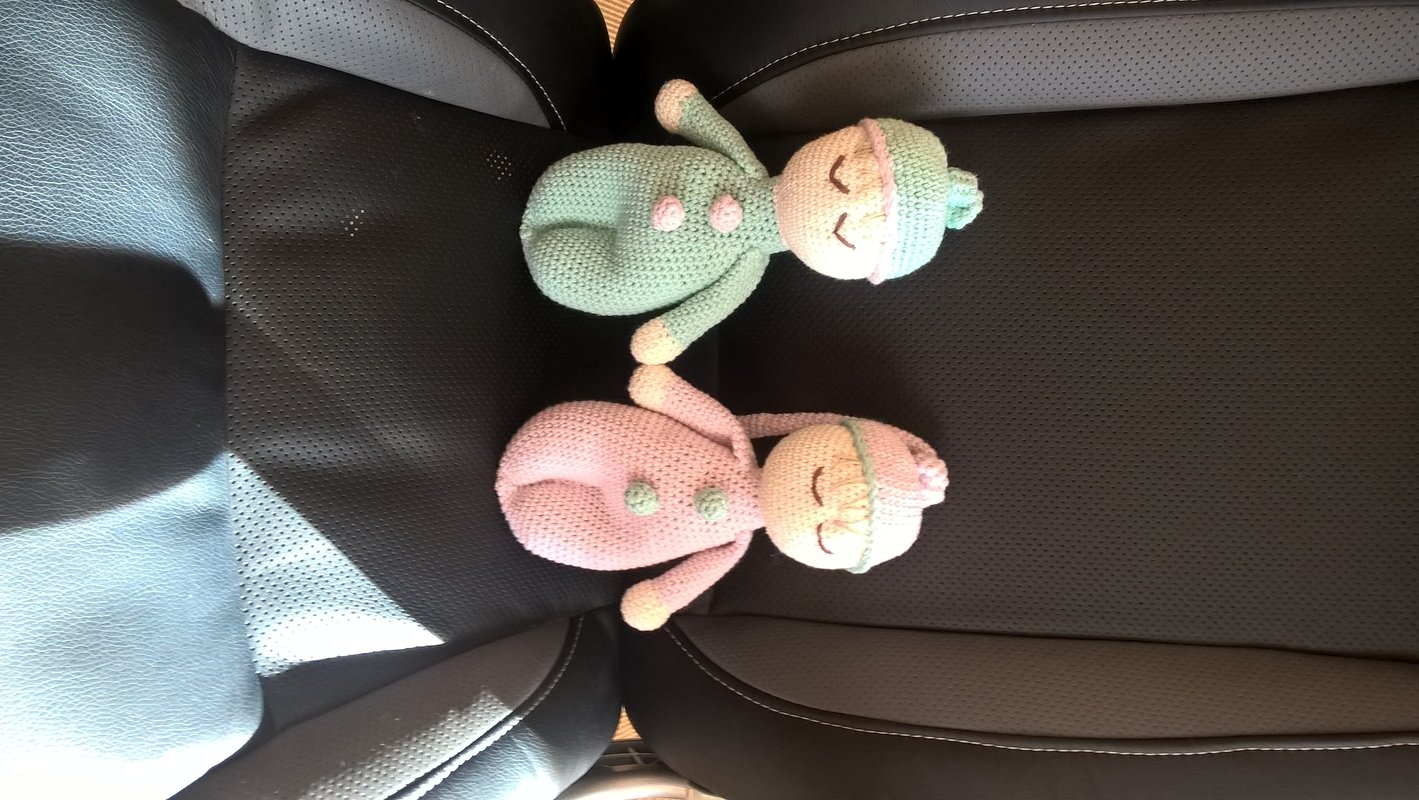 Schlafpüppchen Mimi und Mo - Häkelanleitung