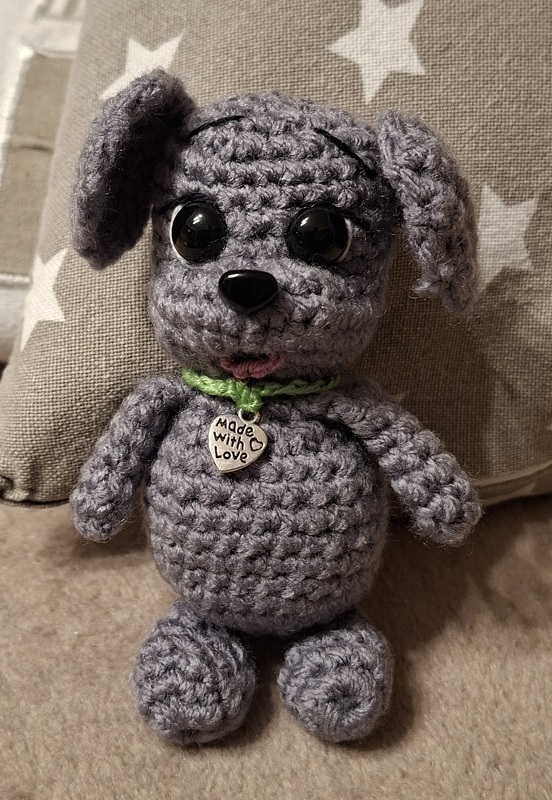 Small Puppy Crochet Pattern – Cute Chenille Dog PDF Tutorial