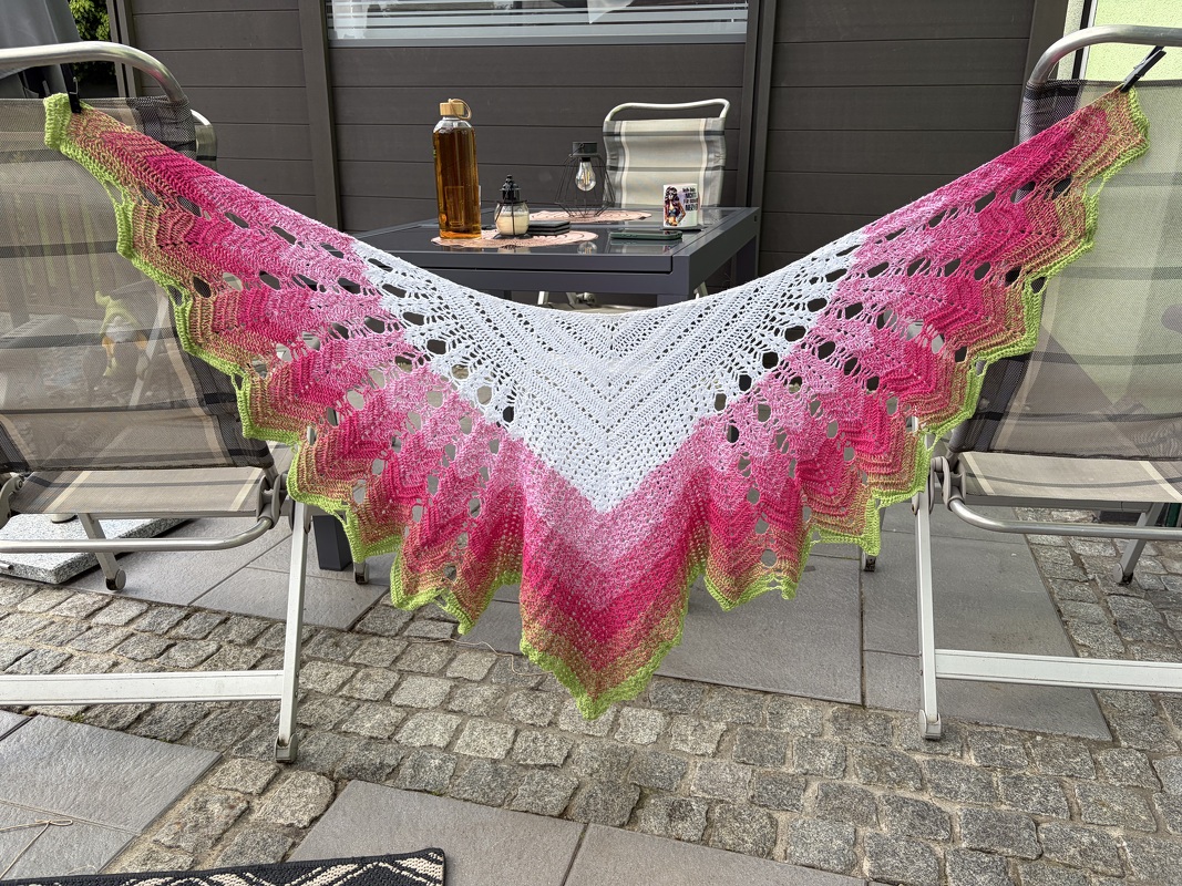 Häkelanleitung Tuch Veilwyn