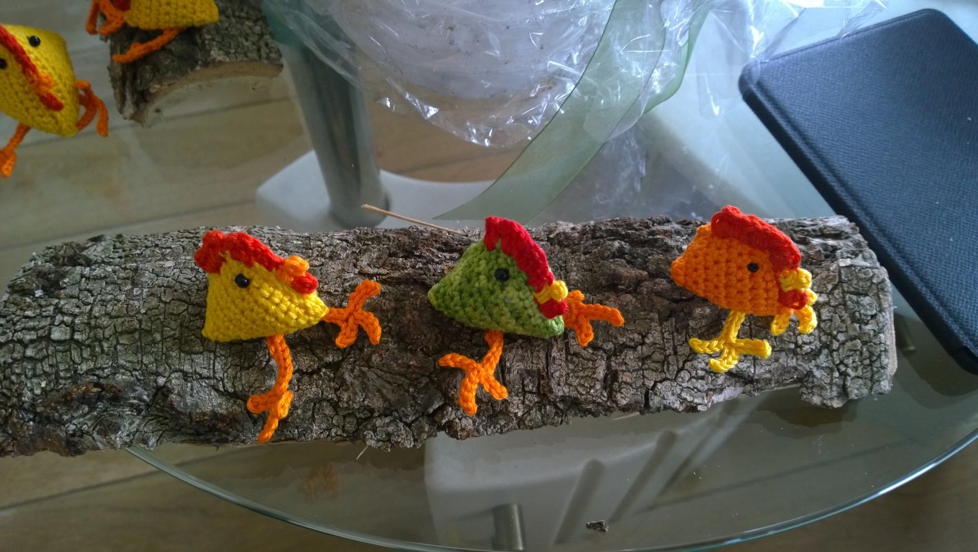 Häkel-Anleitung Hühner-Familie - quick &amp; easy