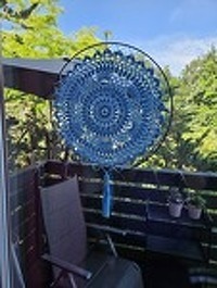 Häkelanleitung großer Traumfänger / Mandalas / Dreamcatcher