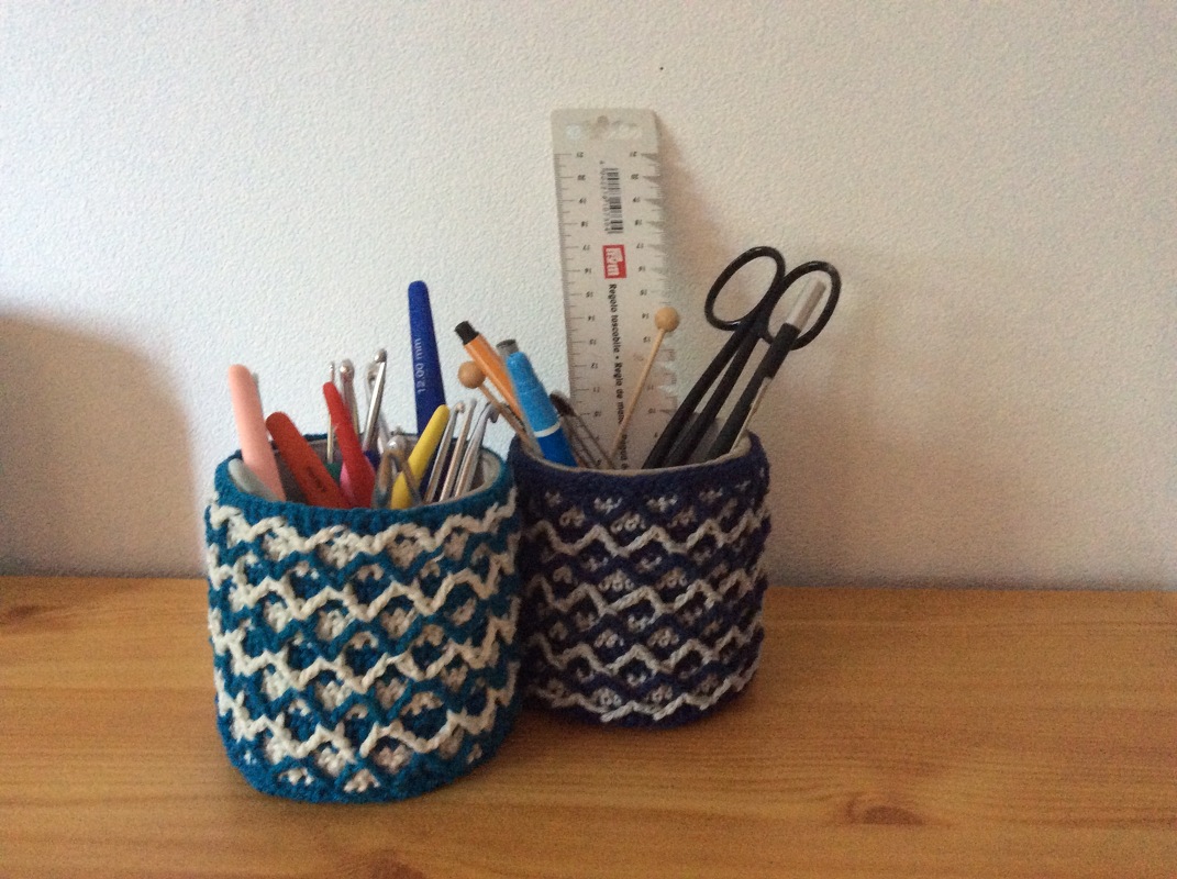 DIY – Konservendosen im Häkelbezug - Anleitung für Wollreste