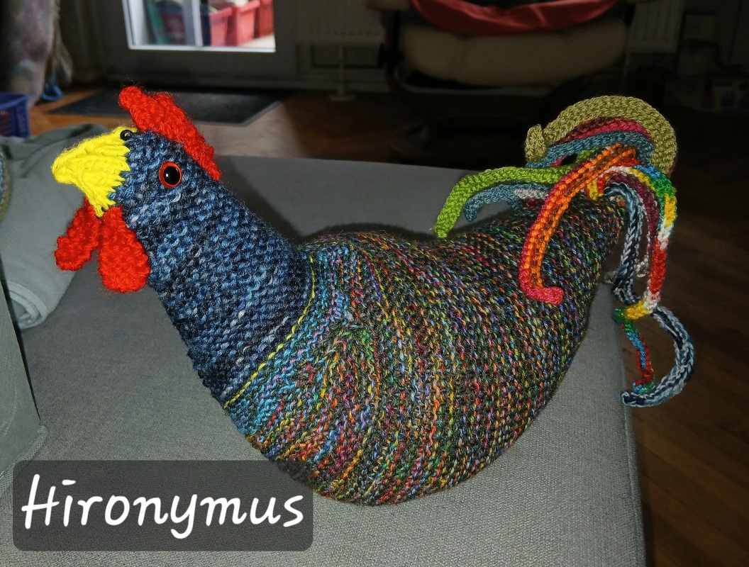 Strickanleitung Kuschelhuhn "Helga"